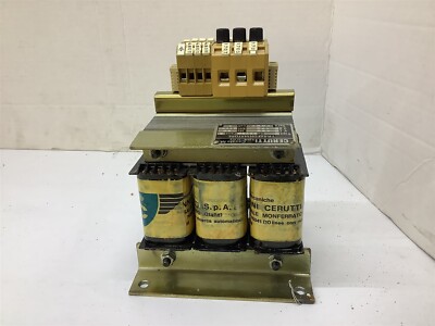 Cerutti 65730 Transformer 480 Pri 170 Sec Volt 0114 kVA 