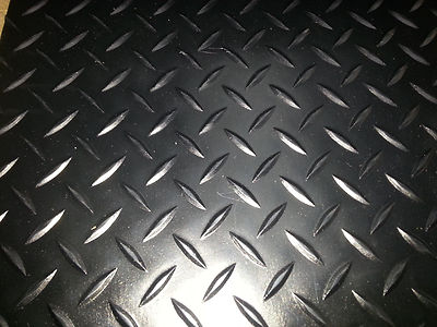 DIAMOND RUBBER MATTING ROLL  12'' WIDE X 20/25 FT LONG FREE SHIPPING 