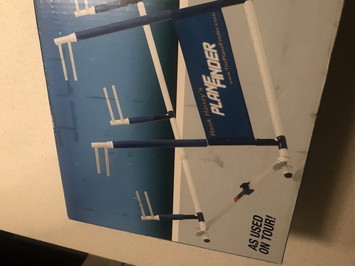 EUC Hank Haney Plane Finder Golf Swing Training Aid * WITH DVD Right Handed NEW!