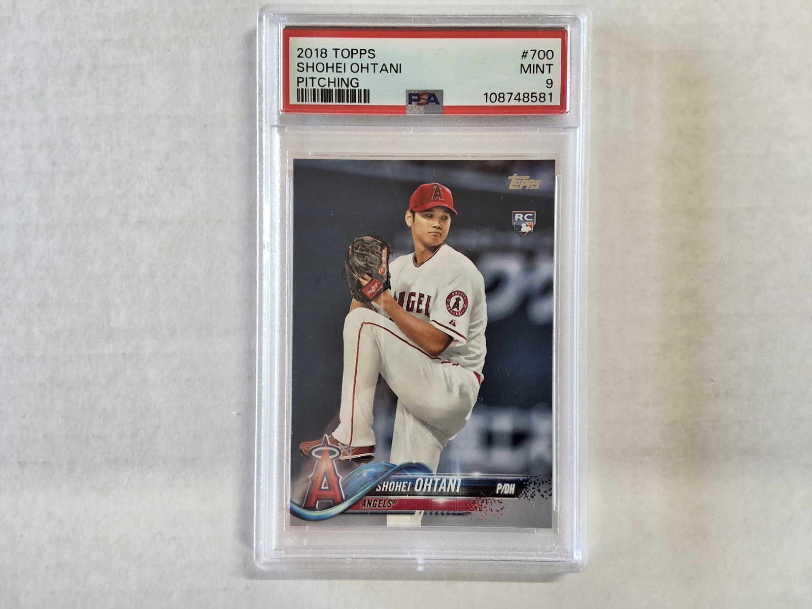 大谷 翔平 2018 RC ルーキーカード PSA topps Series2 Shohei Ohtani 2018 Topps Series 2 True Rookie Card #700 RC