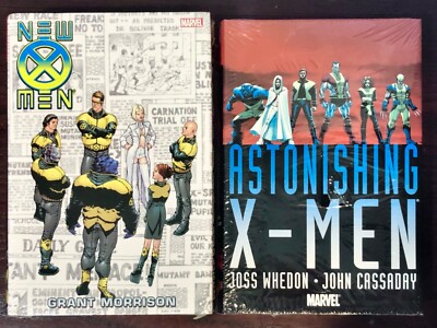 Lot of 2 Astonishing and New X-Men Omnibus BOTH SEALED RARE OOP Morrison Whedon