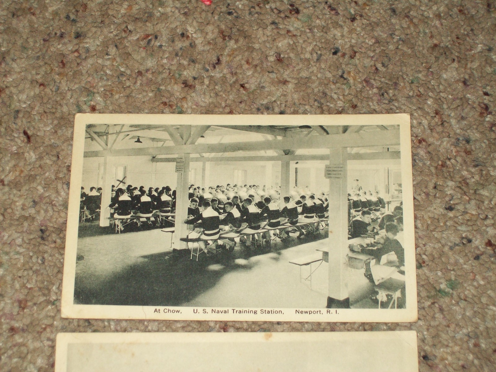 Lot 3 Antique Military Postcards Newport RI US Naval Training Station 1937 Stamp