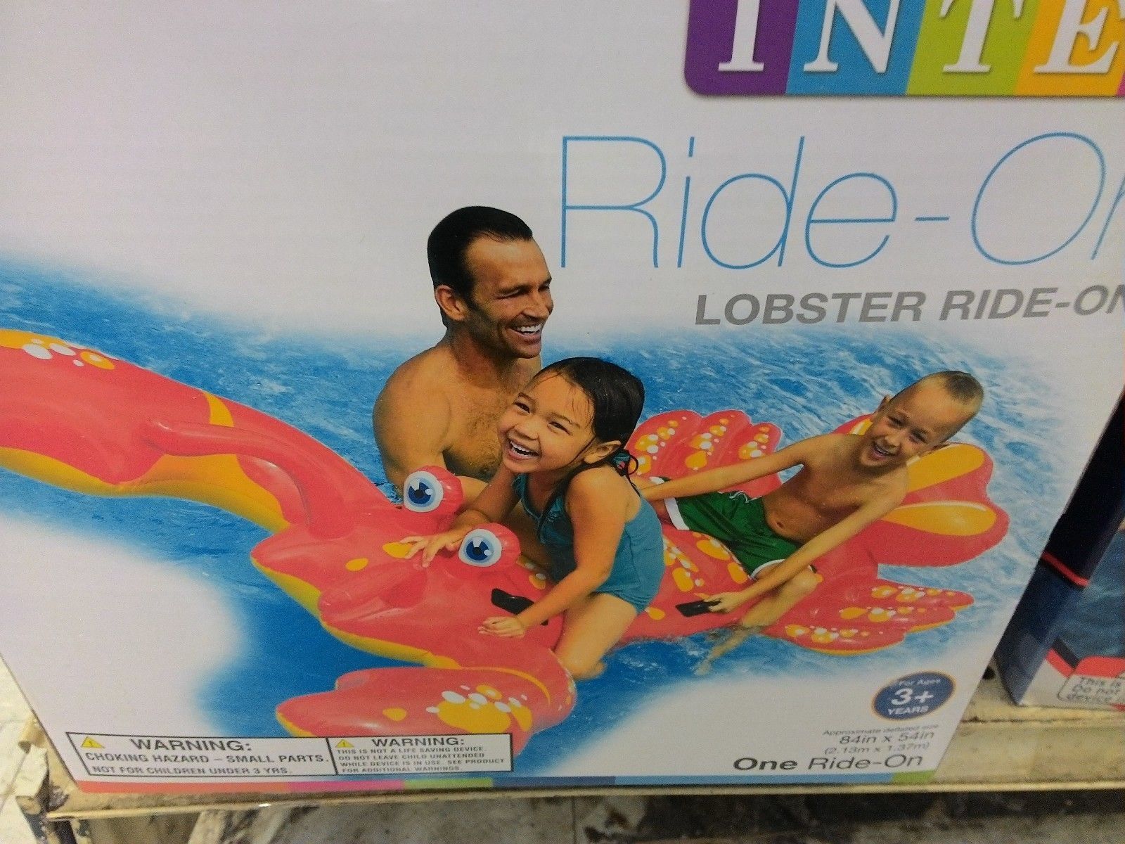 Intex Lobster Ride On Inflatable for Swimming Pools