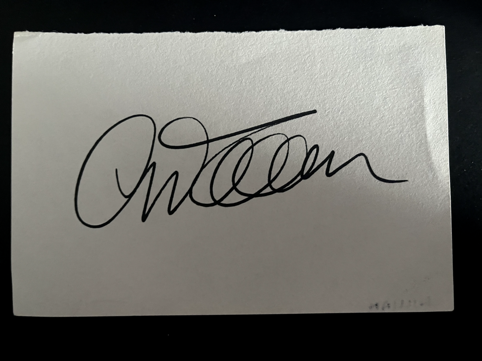 WILLIAN - FORMER CHELSEA FOOTBALLER - SIGNED WHITE CARD
