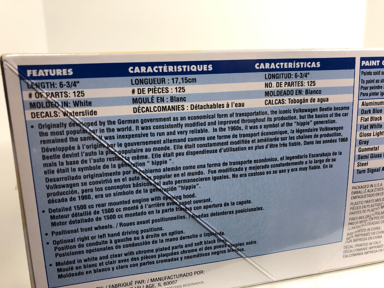 Revell California Wheels '68 Volkswagon Beatle 1:24  #85-4194