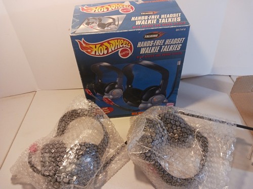 Hot Wheels Toy Radio Headset Walkie Talkie Sound Effects Open Box