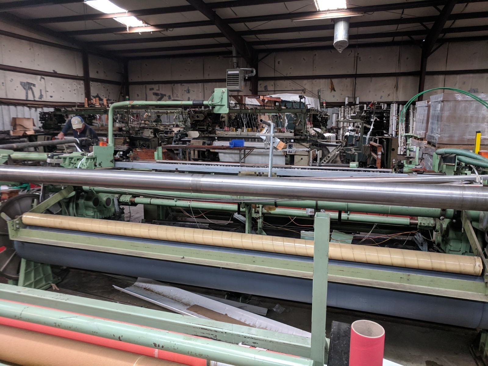Dornier HTV12/J Mechanical Weaving Machine industrial loom, textile loom, sulzer