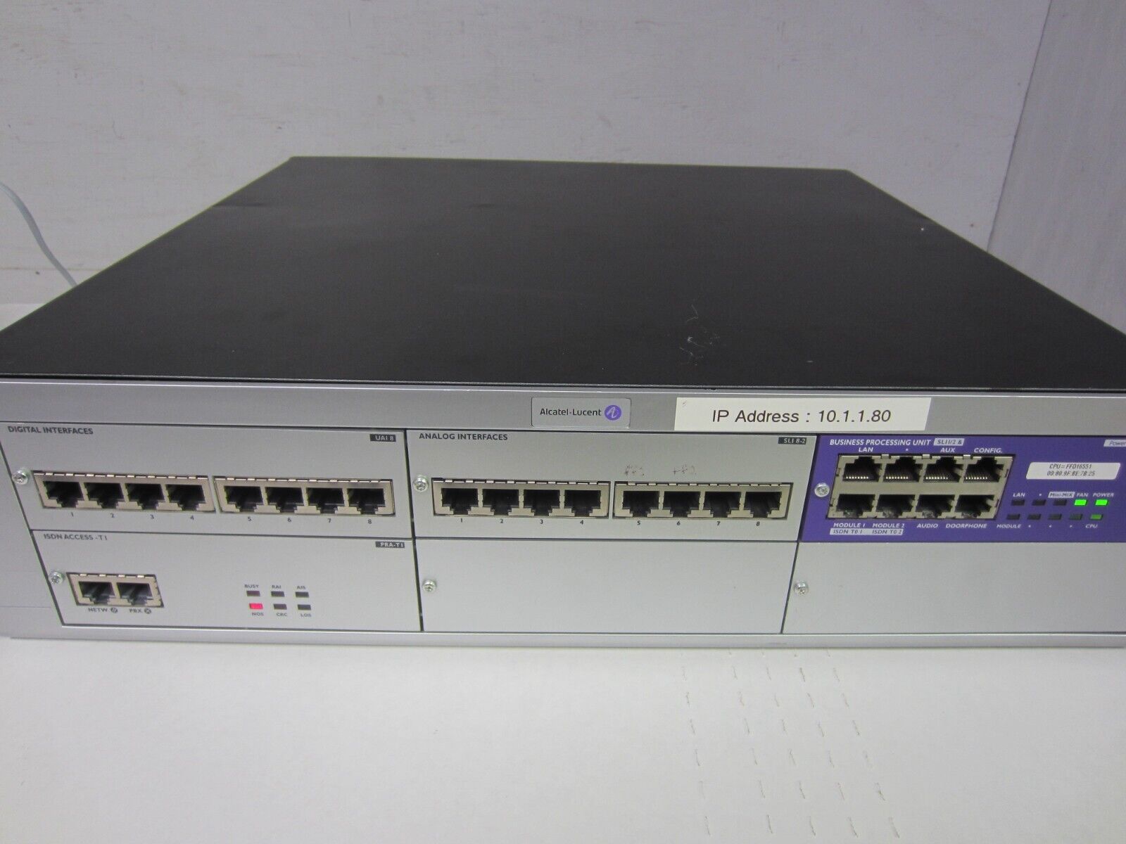 Alcatel-Lucent OmniPCX Office (Medium) w/PowerCPU EE Rainbow Alcatel-Lucent OmniPCX Office (Medium) w/PowerCPU EE Rainbow