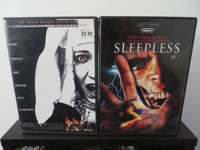 The Other Hell Horror Dvd Bruno Mattei & Sleepless 2001 DVD Dario Argento