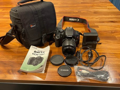 Canon EOS Rebel T3i  600D 18.0MP Camera Kit + EF-S 18-55mm Lens Tested READ GRT