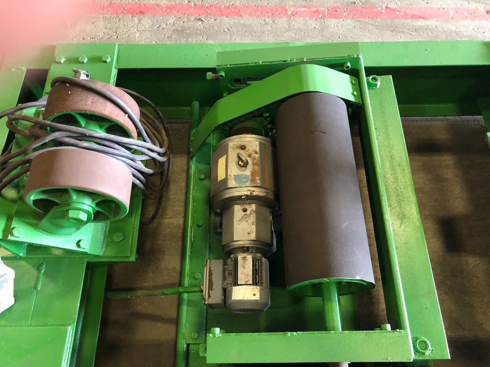 POWER TURNING ROLL SET, CUSTOM, W(2) IDLERS & (2)DRIVERS