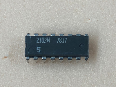  2102N Signetics RAM 2102N 16-PIN DIP VINTAGE   LOT OF 1