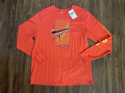 Nike Sportswear Heatwave Long Sleeve Mens Light Crimson DR8074-696 Size X-Large