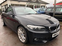 2015 BMW 2 Series 218d [150] M Sport 2dr [Nav] CONVERTIBLE DIESEL Manual