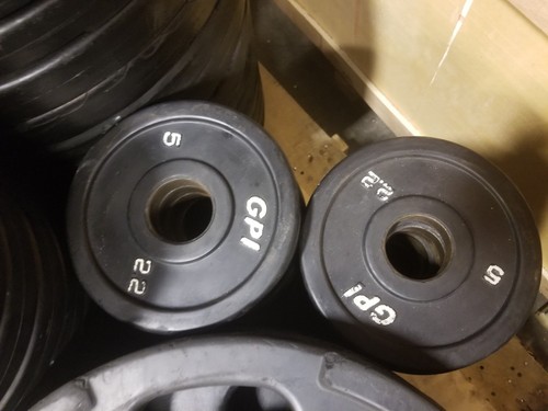 (4) GPI URETHANE 2.5 LB. OLYMPIC GRIP WEIGHTS - Fractional Weight Plates