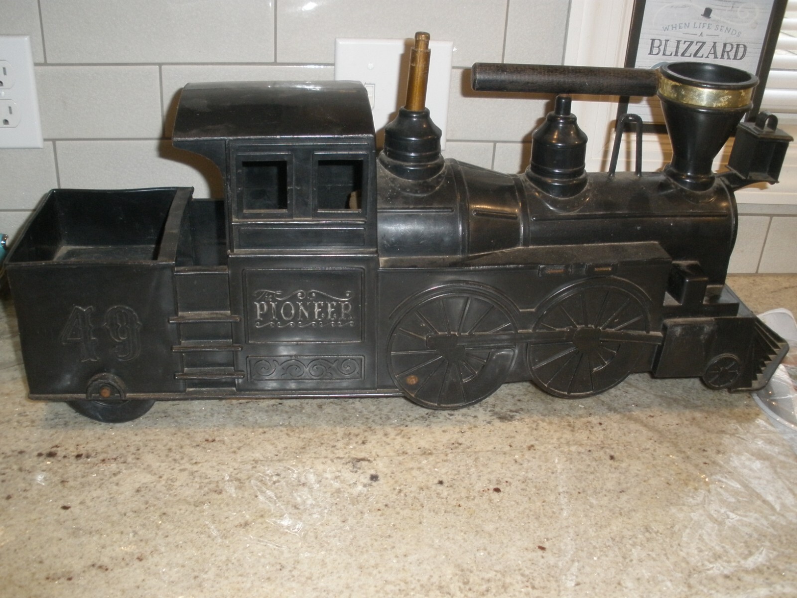 VINTAGE MARX PIONEER #49 RIDE ON TRAIN LOCOMOTIVE WHISTLE