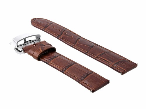 20MM LEATHER WATCH STRAP BAND FOR MENTS TISSOT PRC200 PR 100 516 WATCH L/BROWN