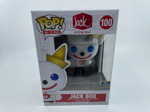 Funko Pop! Ad Icons: Jack in the Box: Jack Box #100 MINT W