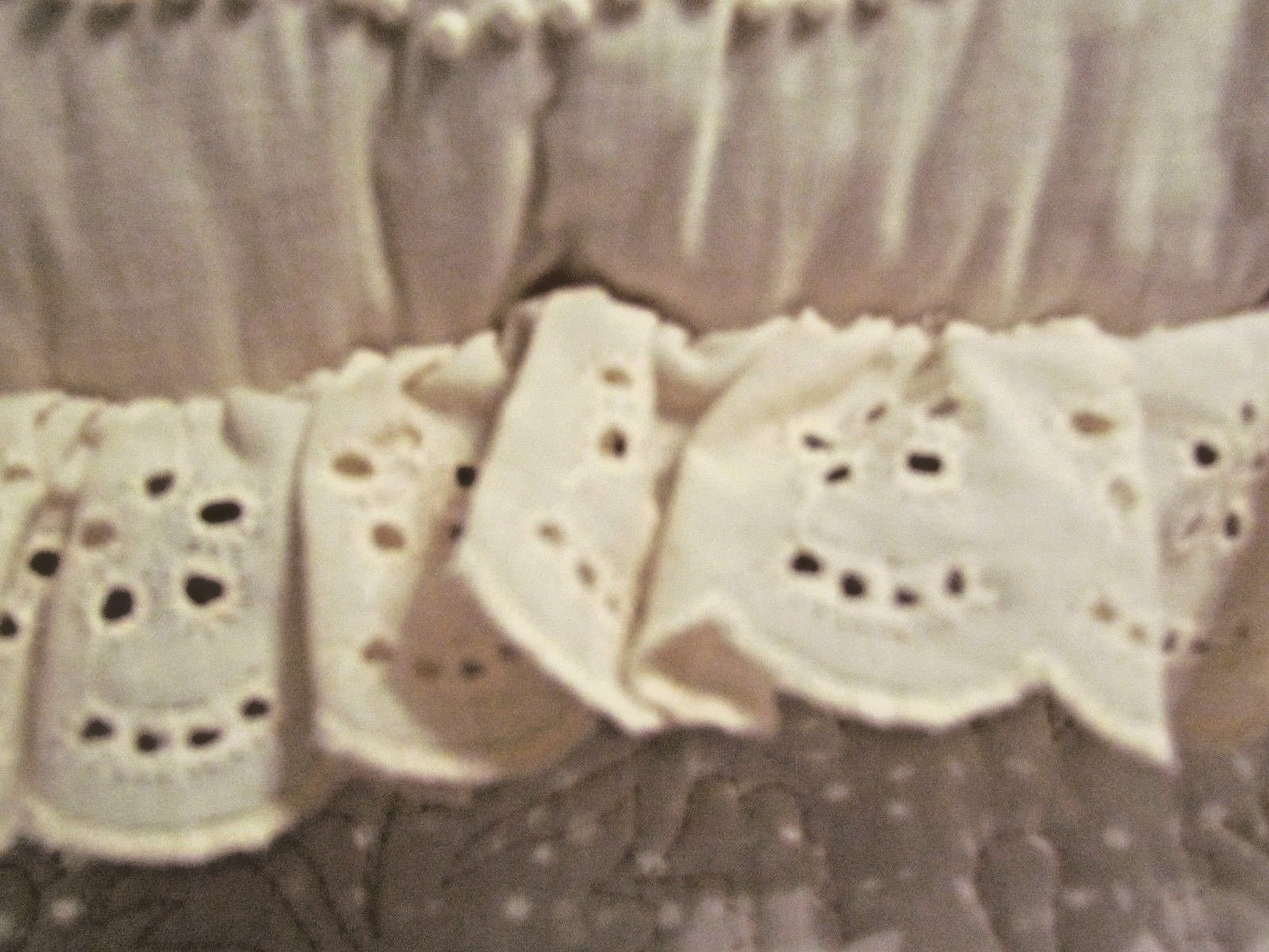 Set of 3 Handmade Ivory Pillows with Embroidery and Crochet Details