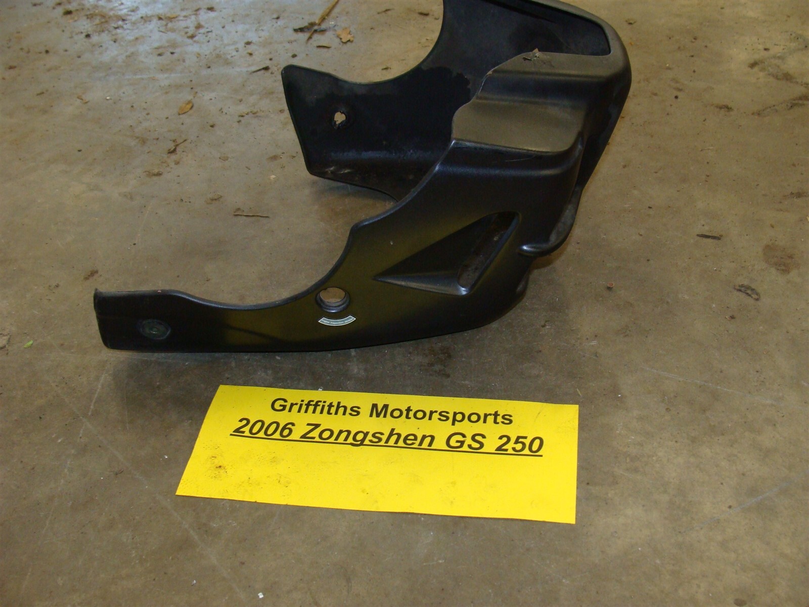 2006 Zongshen zs gs 250 sport bike LOWER FRONT FAIRING