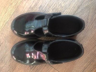 dr martens patent school shoes