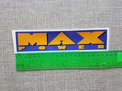 Max Power magazine Decal Sticker retro old school 1993 1994 1995 1996 1997 1998
