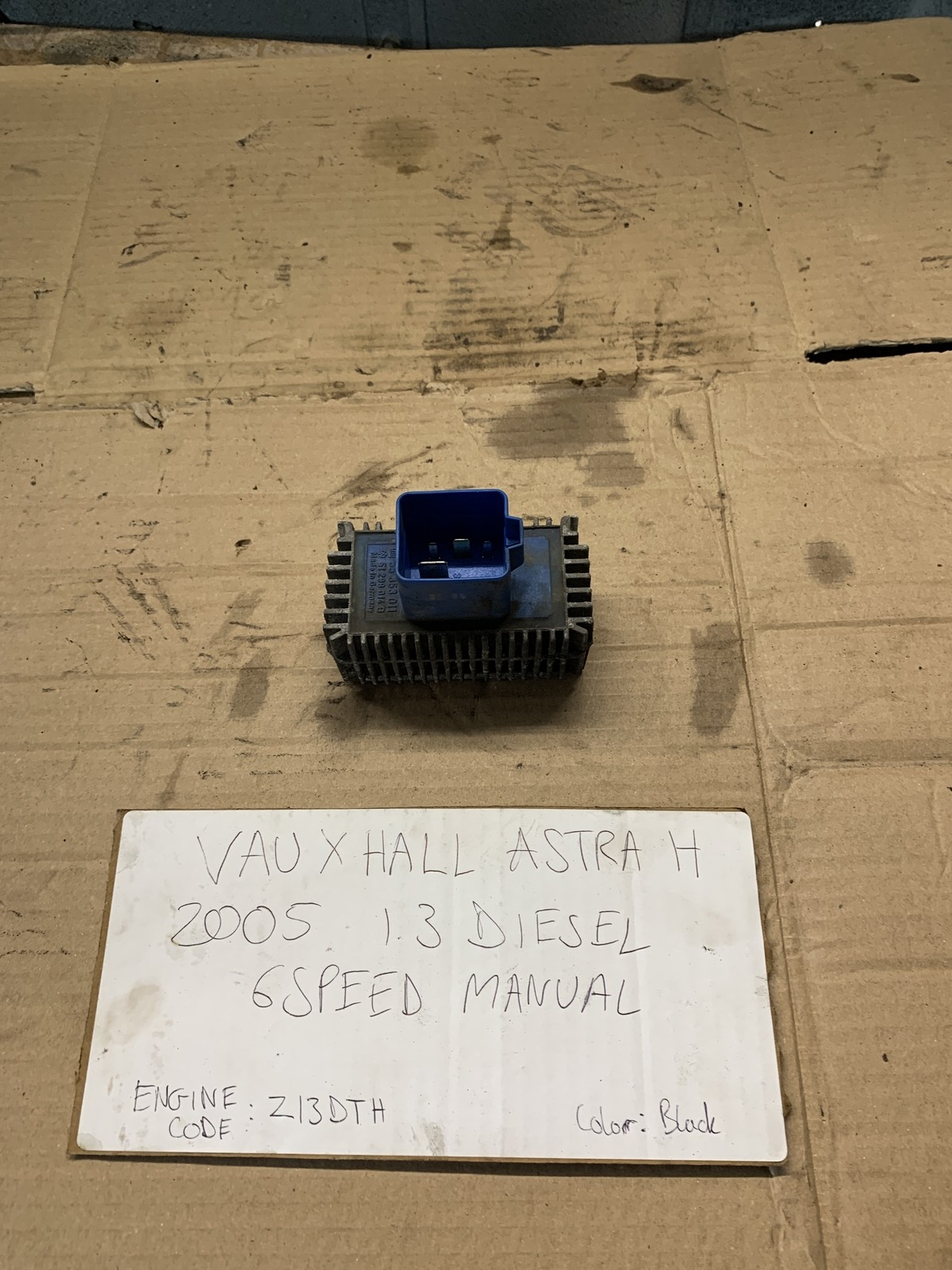 Vauxhall Astra H 2005 1.3 D - Glow Plug Relay 51299014B