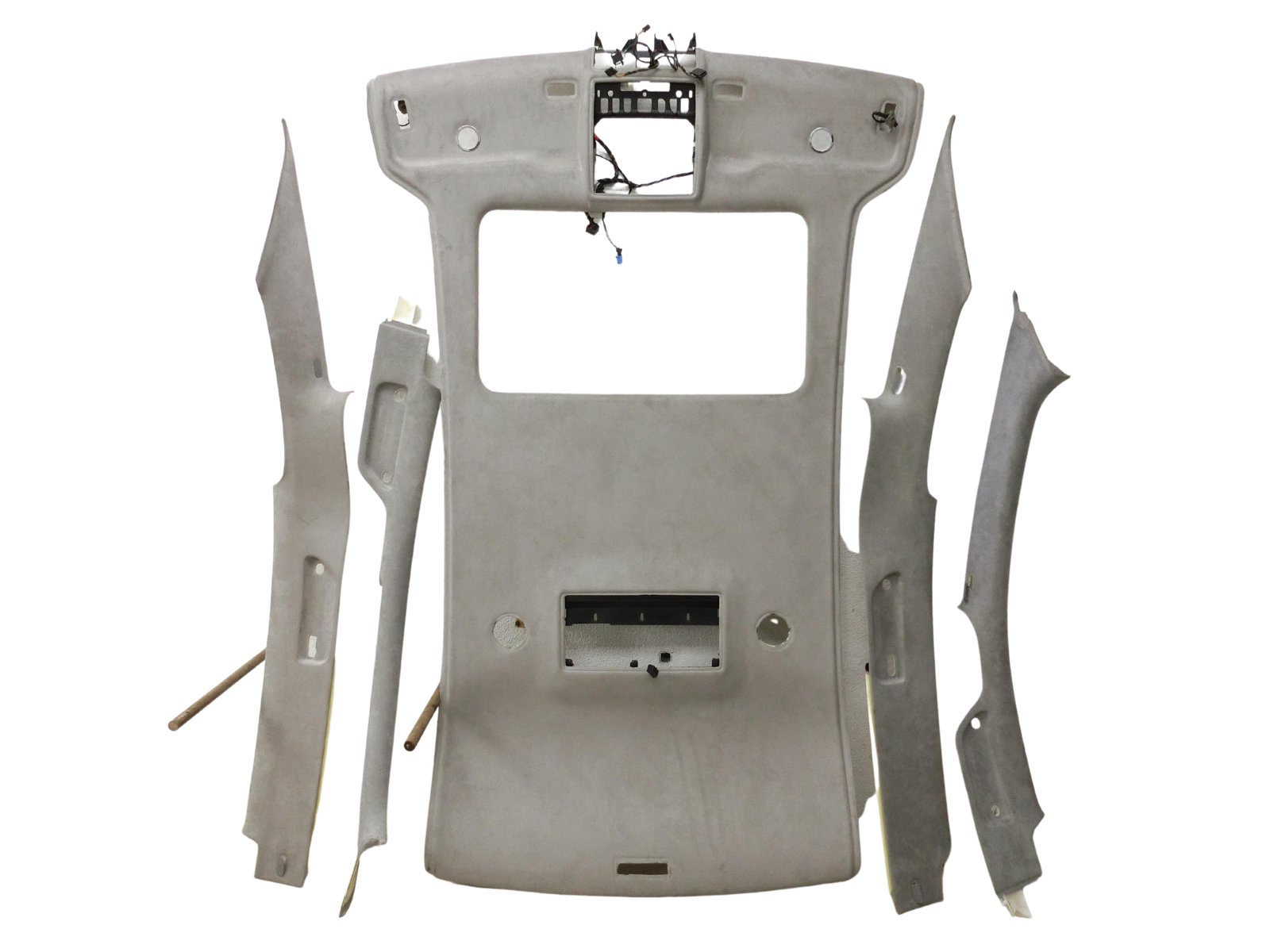 Garniture pour tête d´affiche Toit Alcantara gris cristal VW Phaeton 3D 01-07 - Bild 1