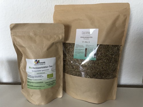 Heublumenblüten Badetee 250g+ Bio Himbeerblätter Tee Geburtsvorbereitung Neu OVP