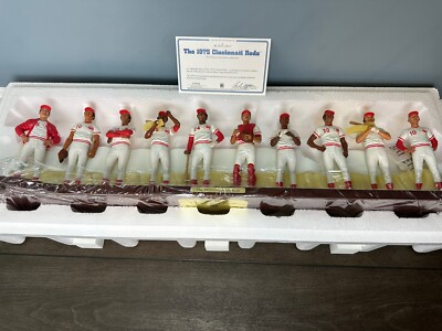 Cincinnati Reds 1975 Big Red Machine Danbury Mint Team Statue Figurine Pete Rose