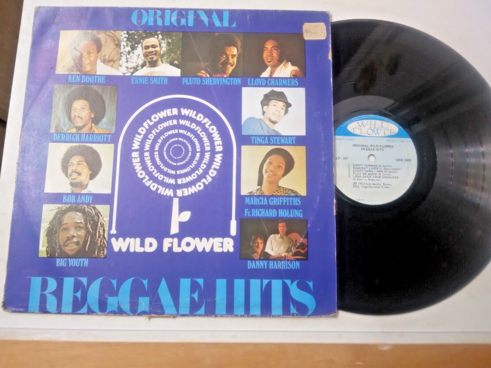 Various – Original Wild Flower Reggae Hits - Vinyl LP 1974