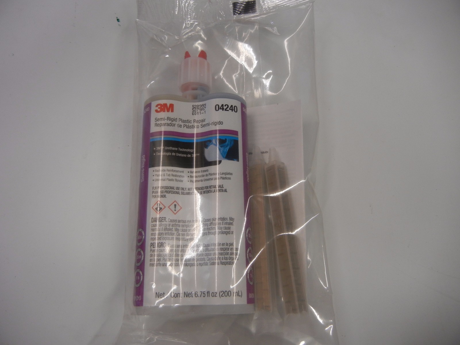 3M 4240 Semi-Rigid Plastic Repair 200mL Urethane plastic repair material bonding 3M 4240 Semi-Rigid Plastic Repair 200mL Urethane plastic repair material bonding