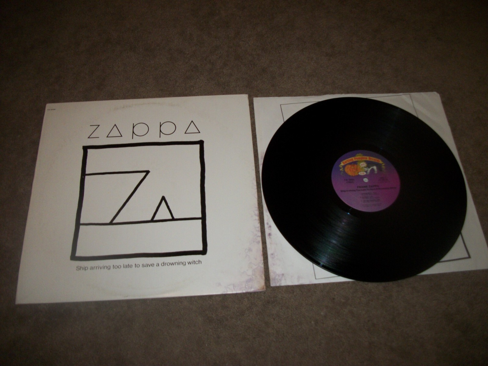 Zappa- Ship Arriving Too Late To Save A Drowning Witch LP