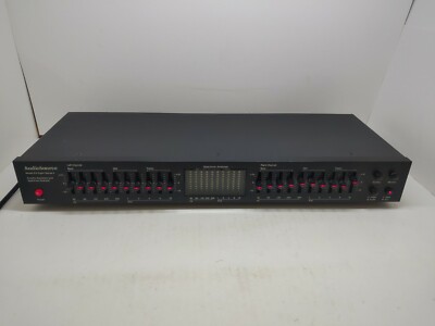 AUDIOSOURCE EQ-Eight Series II Vintage Stereo Equalizer Used Turns On