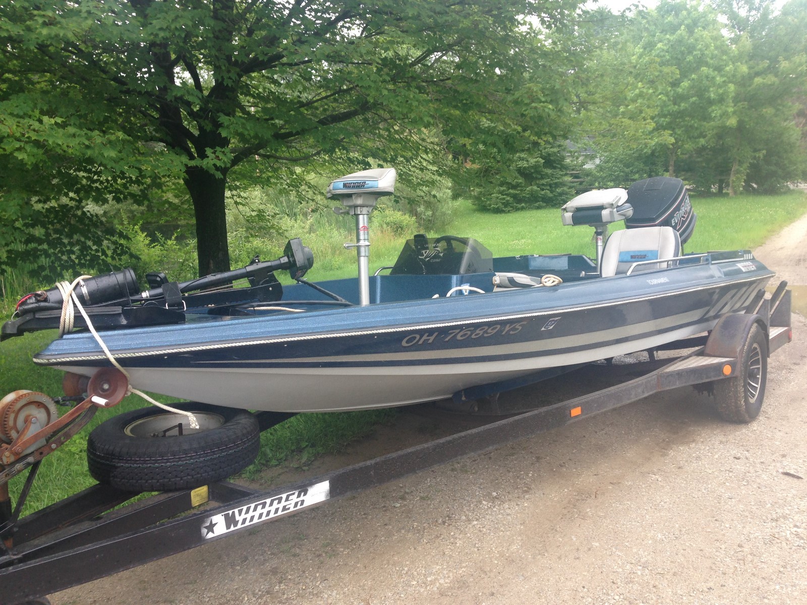 1987 Winner Bass Boat Combo Package - Boat, Motor, Trailer - Year End Deal