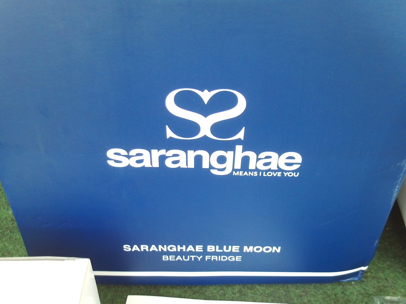 Saranghae Cosmetic Beauty Mini Fridge Blue Moon Refridgerator Portable Cooler