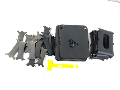 Étagère à chaussures HAIXIN 14 niveaux, peu encombrante, empilable, noire, po...