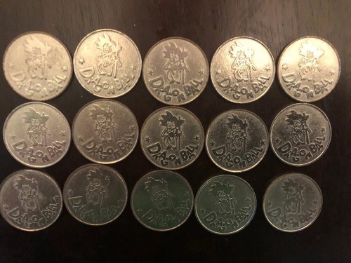 Dragon Ball Z Token Coin Super Goku Gambling Rare Original Arcade PS4 XBox