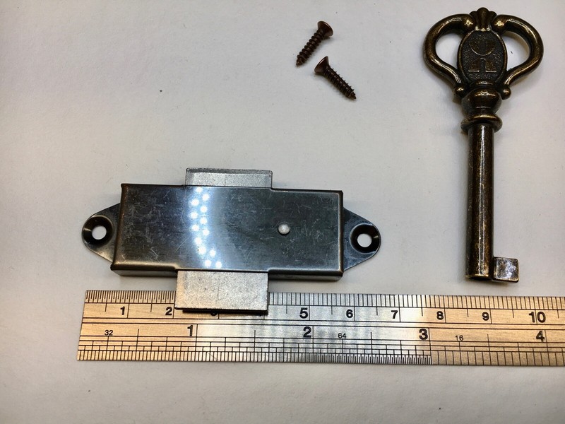 Howard Miller Grandfather Clock Door Lock Set Antique Brass Finish eBay