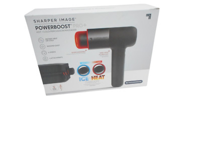 Sharper Image Powerboost Pro+ Hot & Cold Percussion Massager Open Box