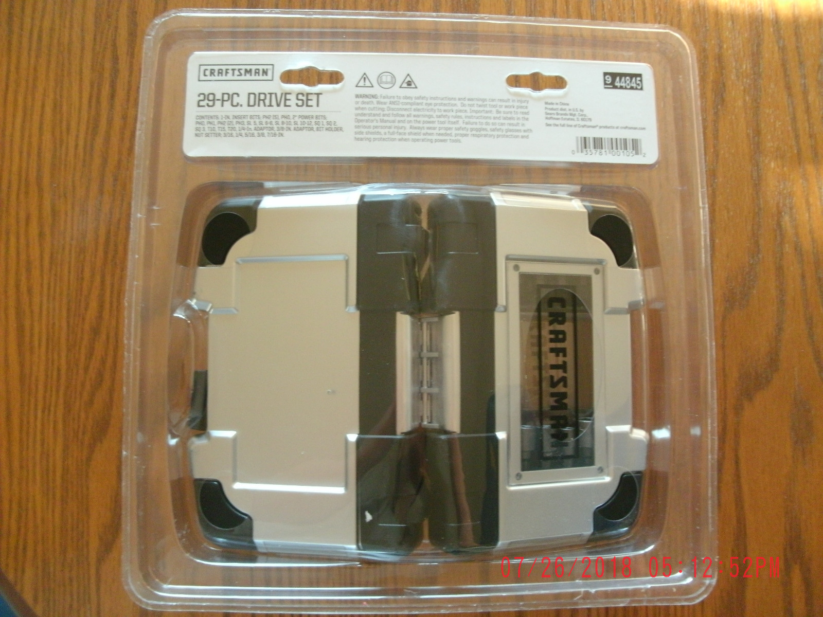 NEW Craftsman 29 Piece Drive Set in storage case 44845