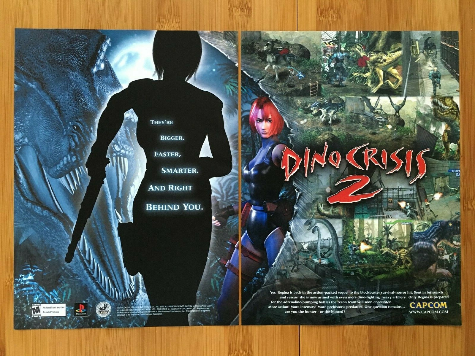 希少店頭用ディノ クライシスDINO CRISIS 2販促ポスター