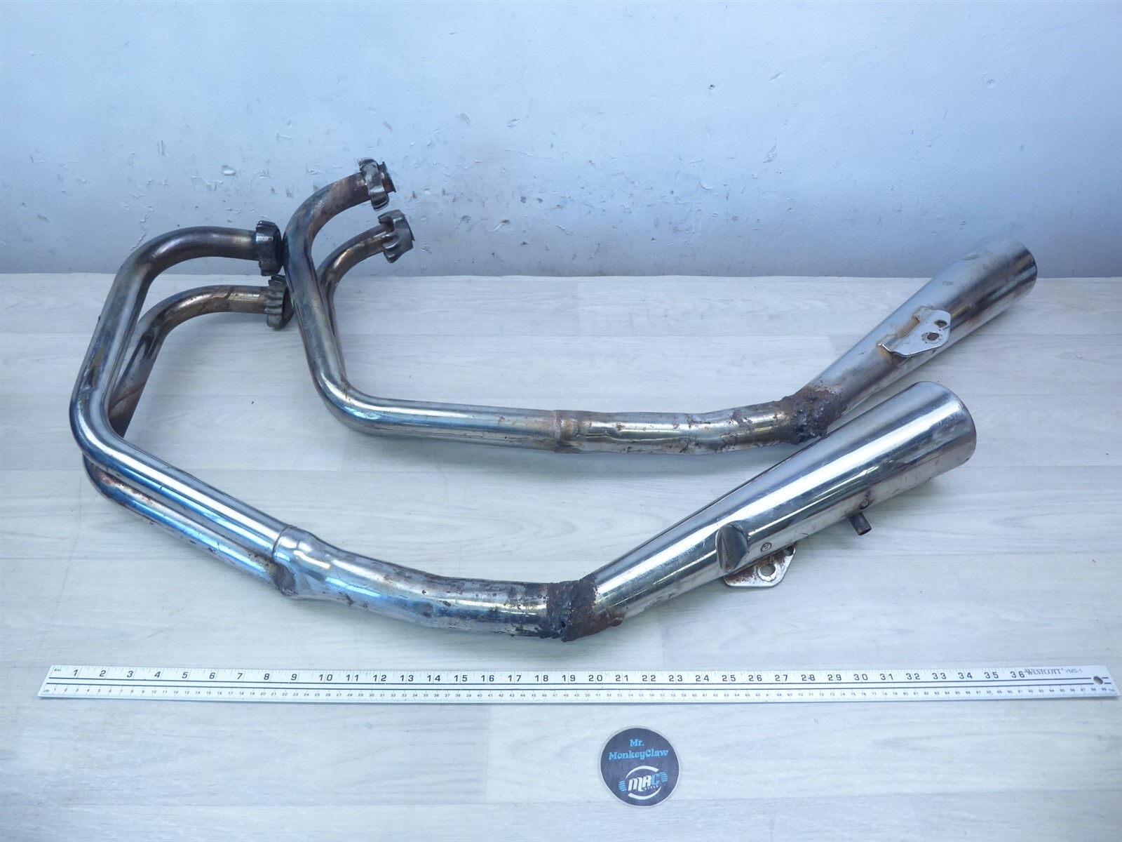 ★k.factory★ 1980 Kawasaki KZ1000ST Shaft K616) exhaust headers mufflers