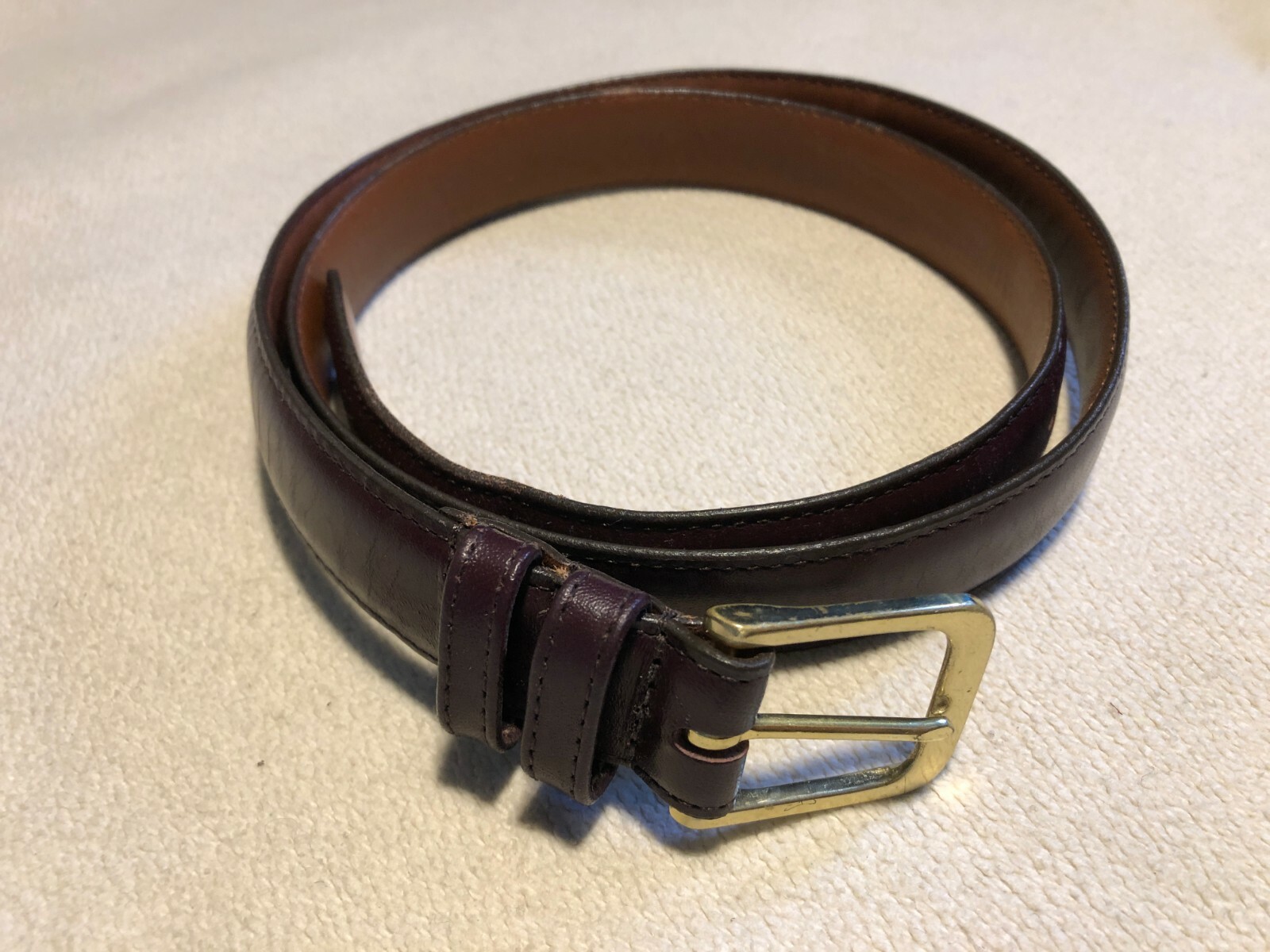 小物 Vintage Coach Bridle Belt Tan Leather NEW COACH VINTAGE BRITISH TAN LEATHER WOMEN'S BELT BRASS