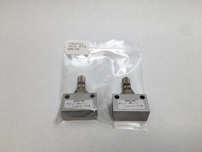 BRV1/8 Pneumatic Throttle Check Valve w/ Lock Nut BRV 1/8'' 5-10 Bar 2 pcs