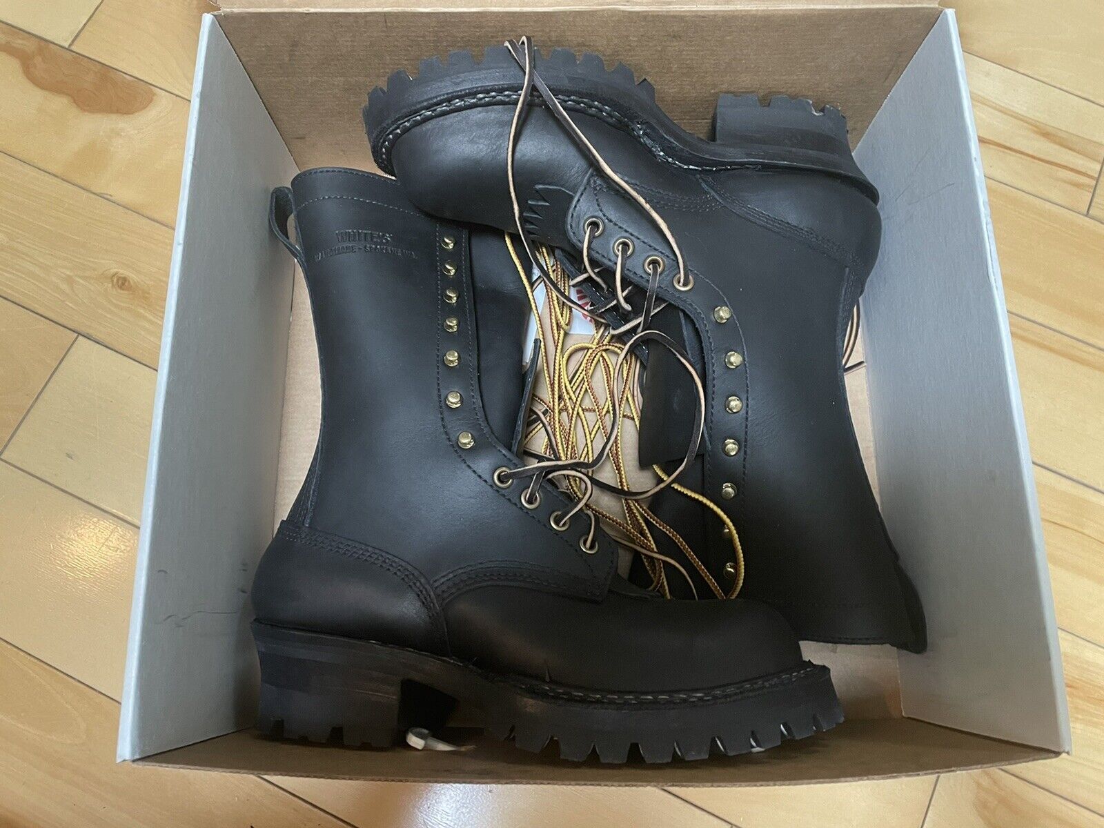 WHITE'S Smokejumper Steel Toe Boots Black Women's Size 5E WHITE'S Smokejumper Steel Toe Boots Black Women's Size 5E