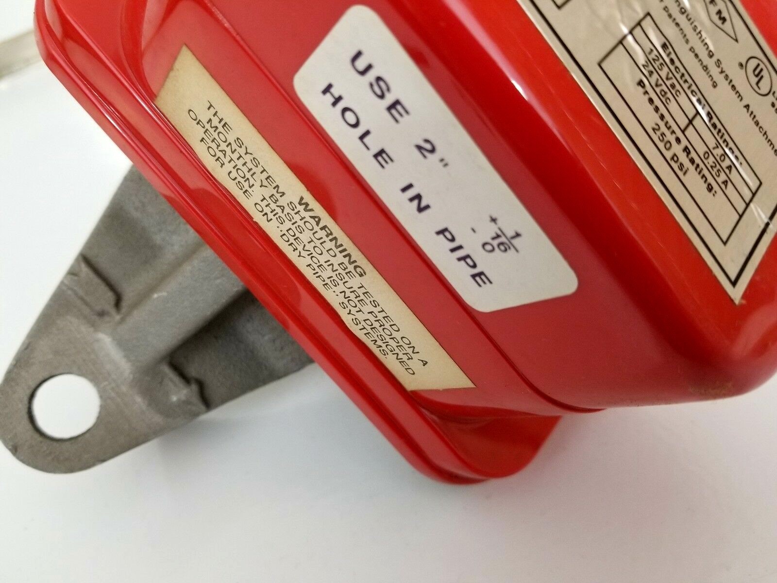 Notifier Model WFD-3 Emhart..New 250 psi Gast Shipping