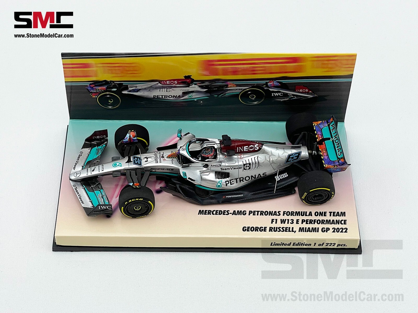 PMA 1/43 メルセデス F1 W13 ラッセル 2022 マイアミ PMA 1/43 メルセデス F1 W13 ラッセル 2022 マイアミ Mercedes