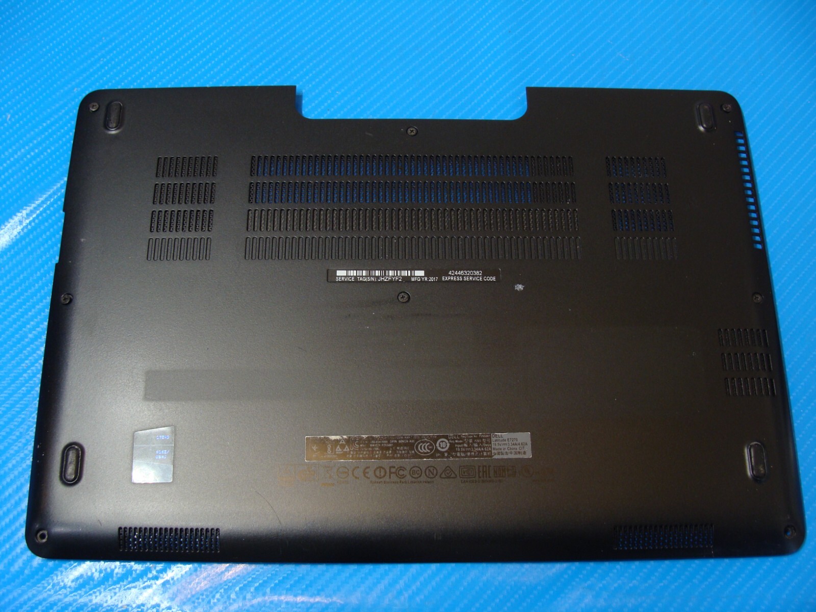Dell Latitude 12.5" E7270 Genuine Bottom Case Base Cover AM1DK000103 4K42M