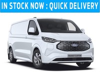 NEW Ford Transit Custom 320L1 Ltd Electric 65kwh 100kw 136ps AUTO Frozen White